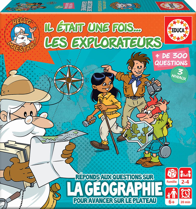 Mini jeu il etait une fois
les explorateurs