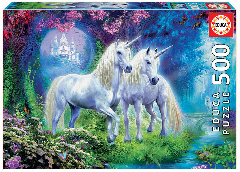 500 Unicorns in the forest