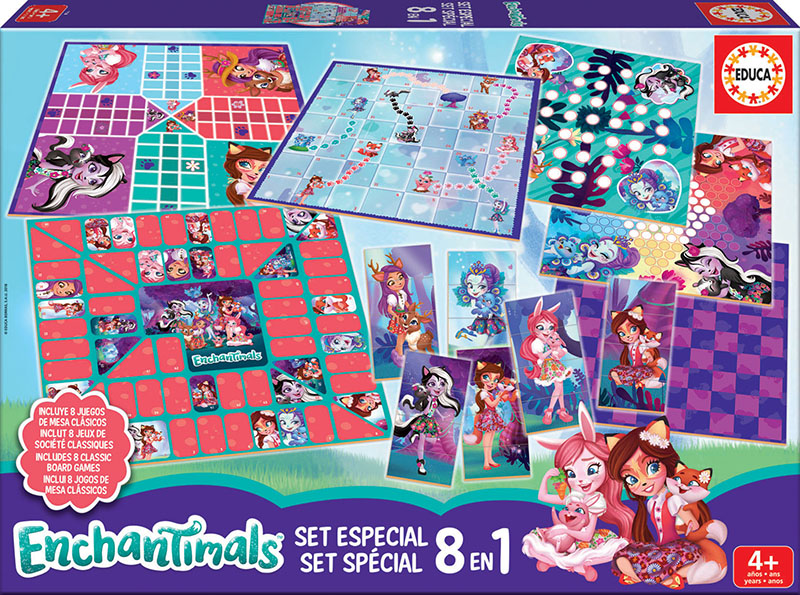 Set 8 em 1 Enchantimals