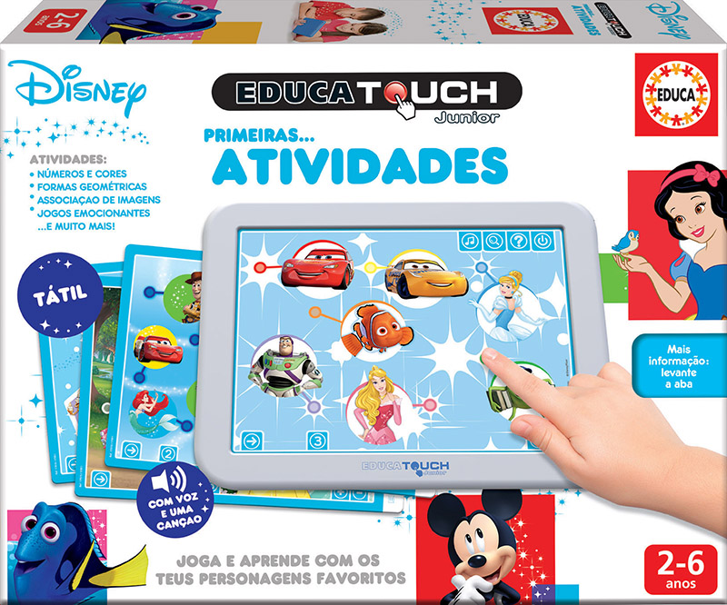Educa Touch Junior Primeiras atividades Disney