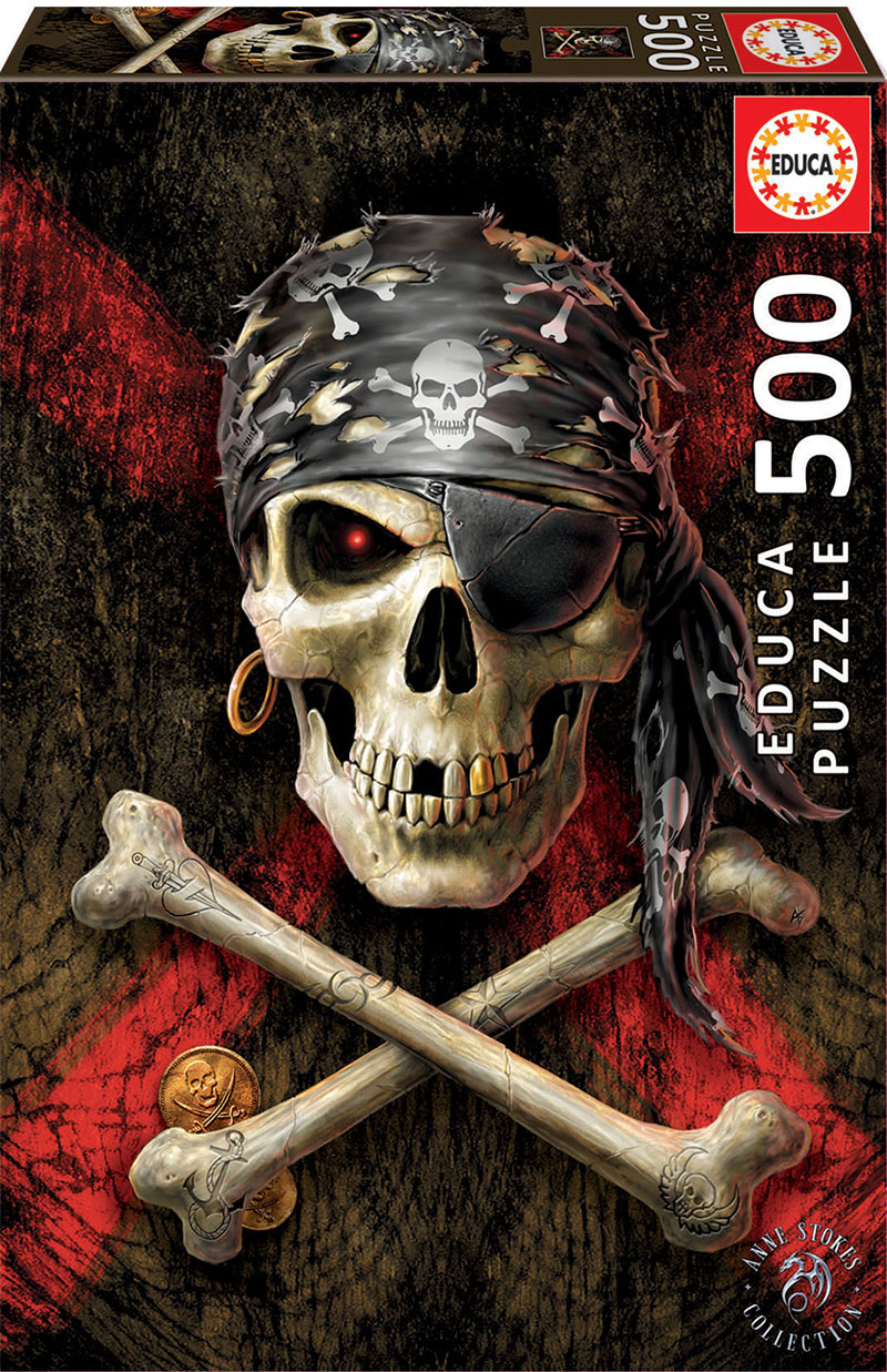 500 Pirate Skull