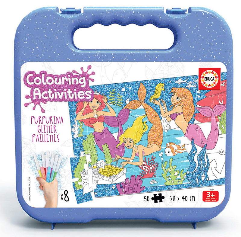 50 Mermaids Colouring Puzzle
