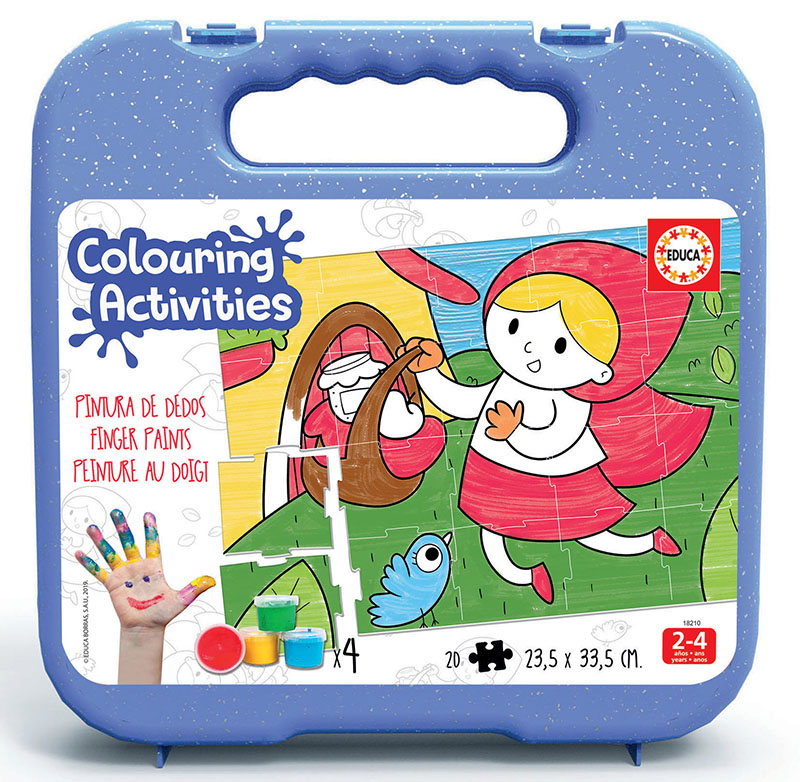 20 Little Red Riding Hood Colouring Puzzle