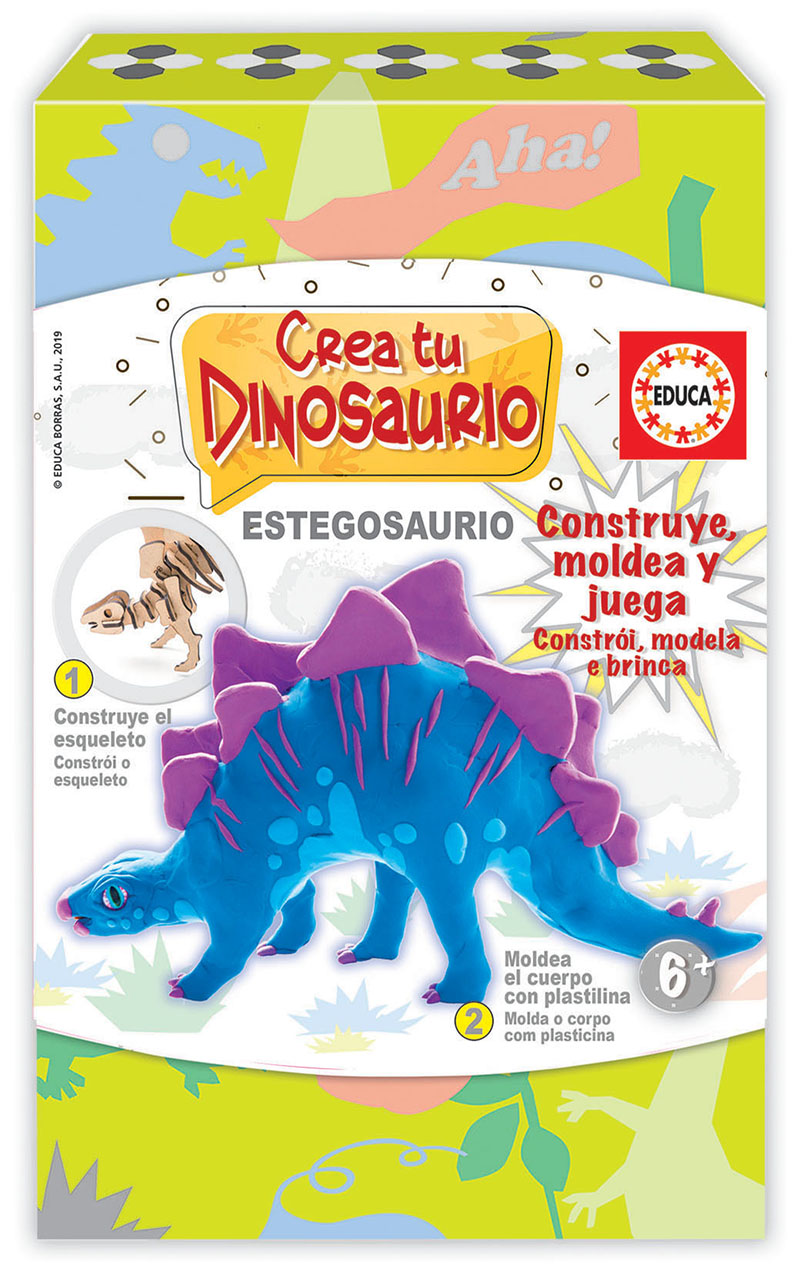 Cria e molda o teu Estegossauro