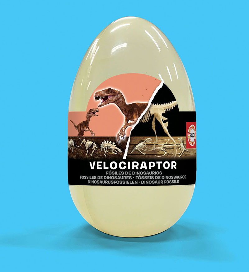 Esqueleto de Velociraptor