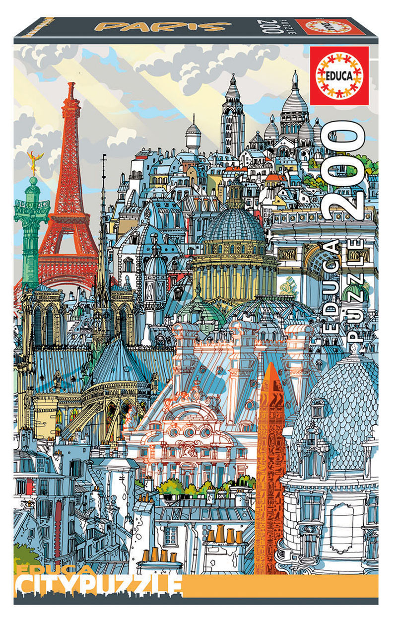 200 Paris Educa City Puzzle Educa Borras