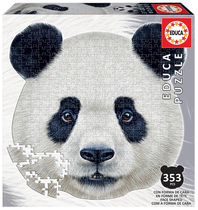 353 Panda ´Animal Face Shaped Puzzle´