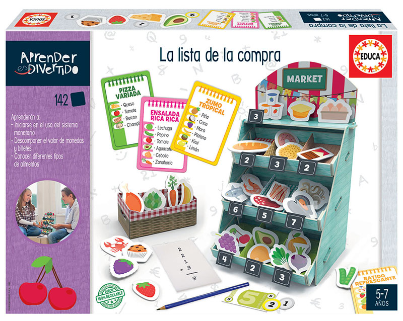 Aprender es Divertido La lista de la compra