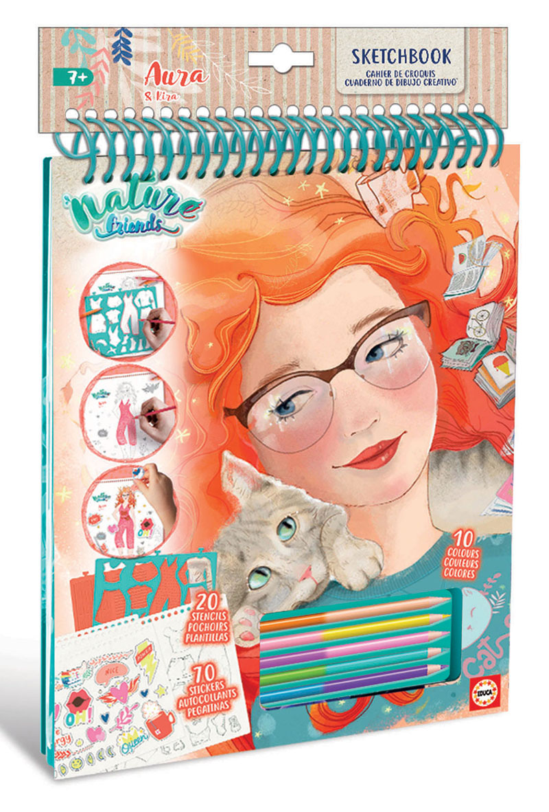 Cuaderno creativo Aura Nature Friends