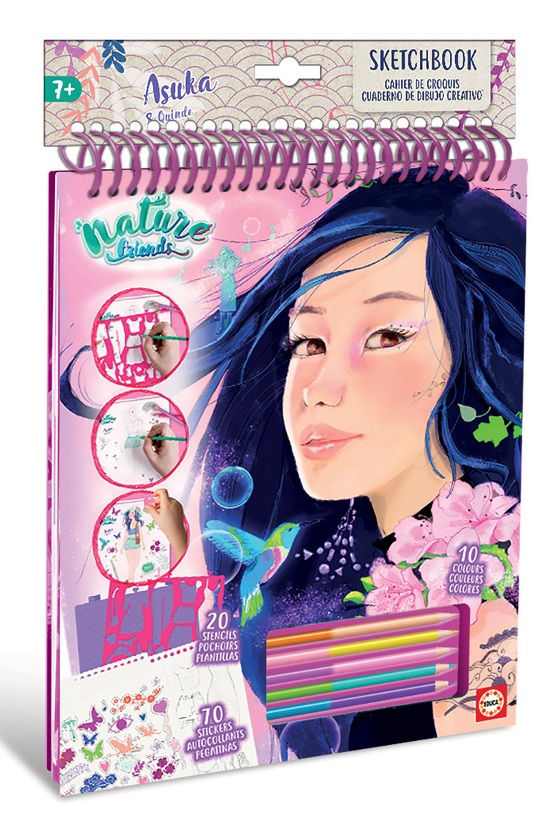 Cuaderno creativo Asuka Nature Friends