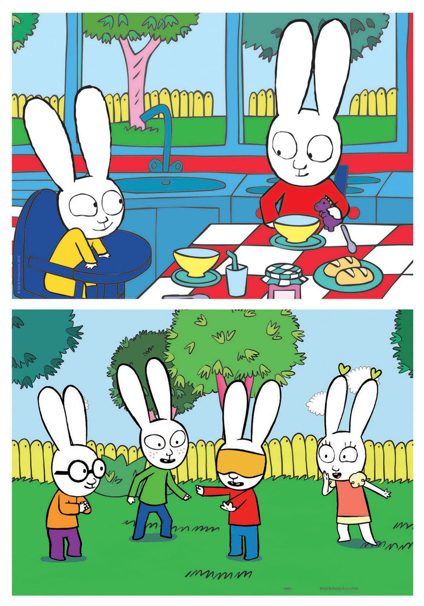 simon rabbit cartoon toys