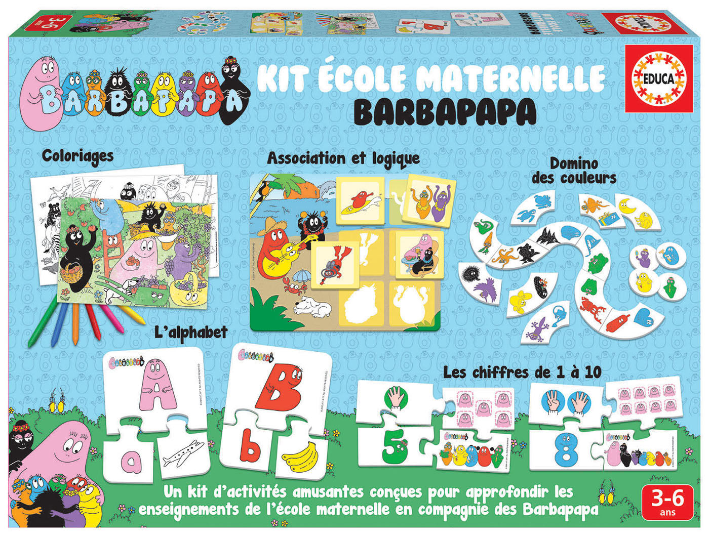 Kit ecole maternelle barbapapa
