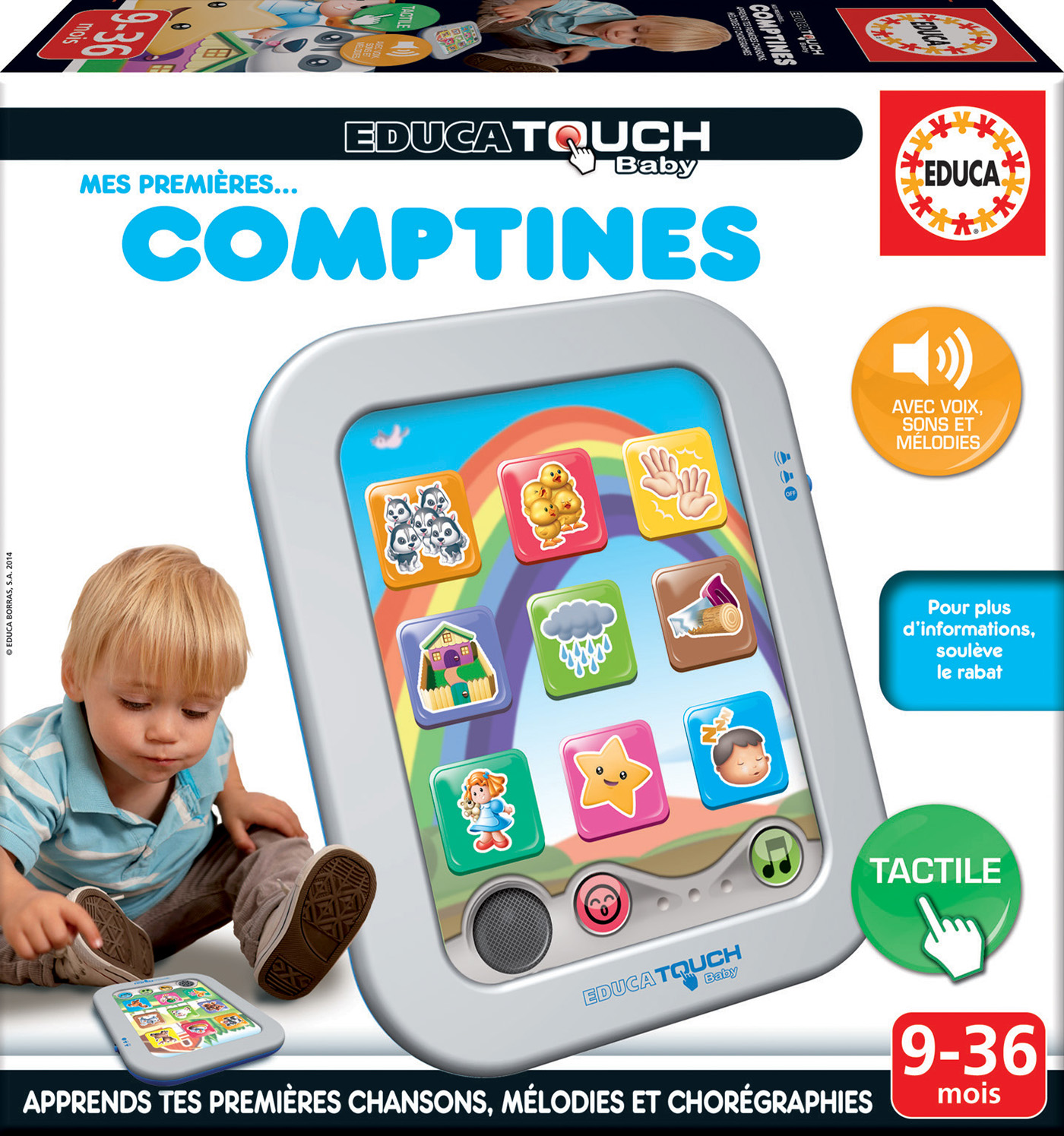 Educa Touch Baby mes premières comptines