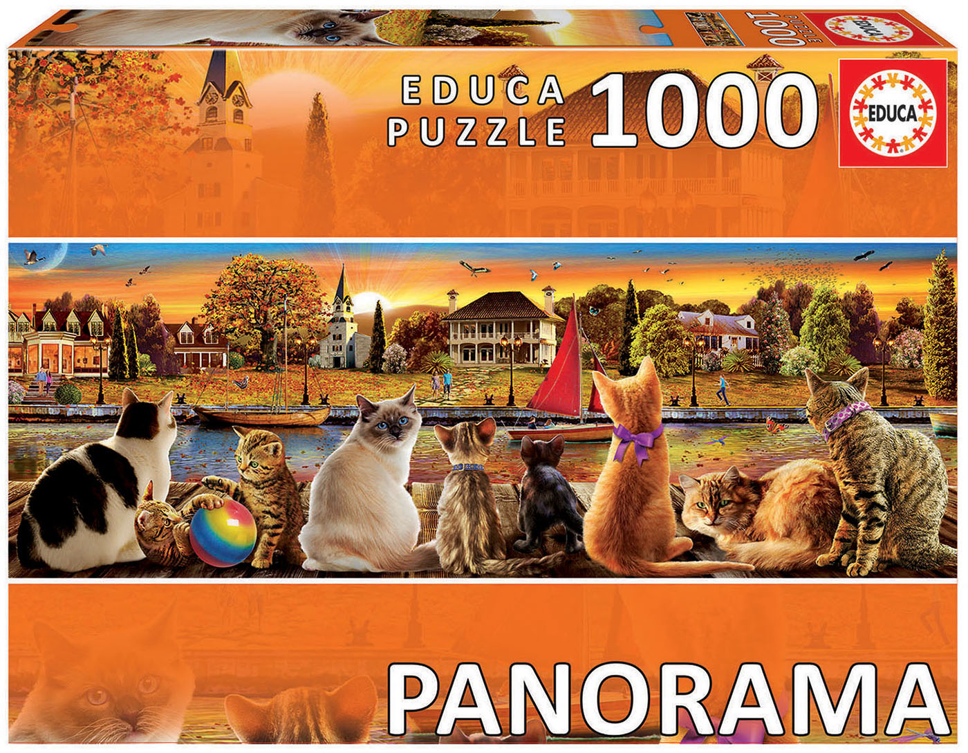 1000 Des chats sur le quai « Panorama »