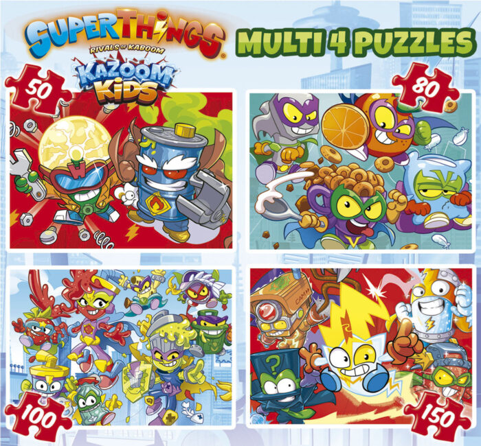 Multi 4 Puzzles Superthings 50-80-100-150