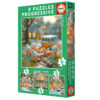 Puzzles Ciudad de Conejitos 12+16+20+25