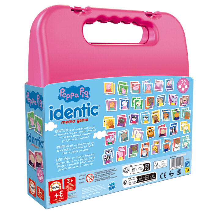 IDENTIC PEPPA PIG 72 tarjetas