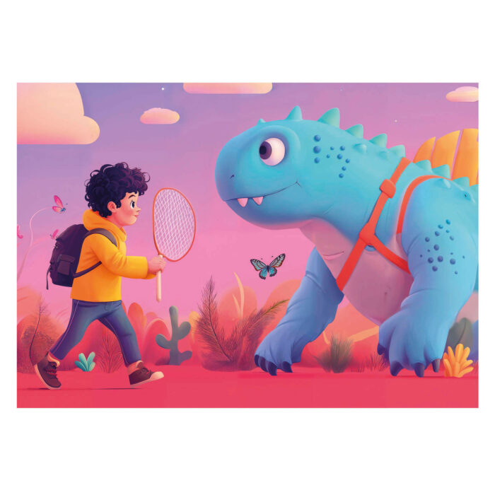 4 In a Box Puzzles. Dinossauros Simpáticos 20+40+60+80