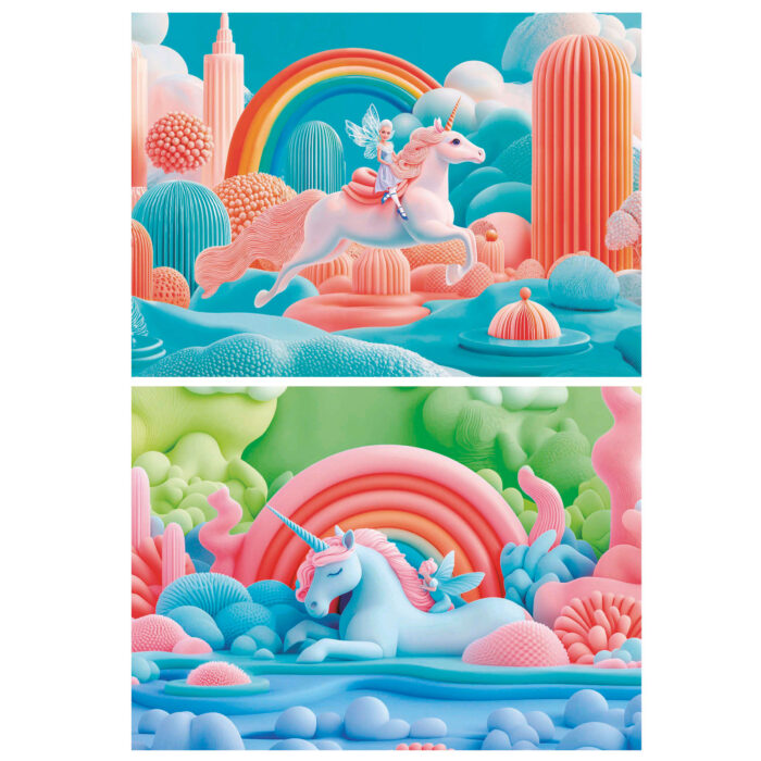 2x48 Unicornios Mágicos