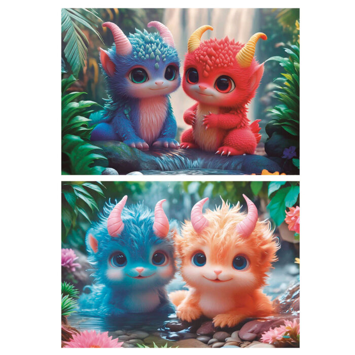 2x100 Monstruos Adorables