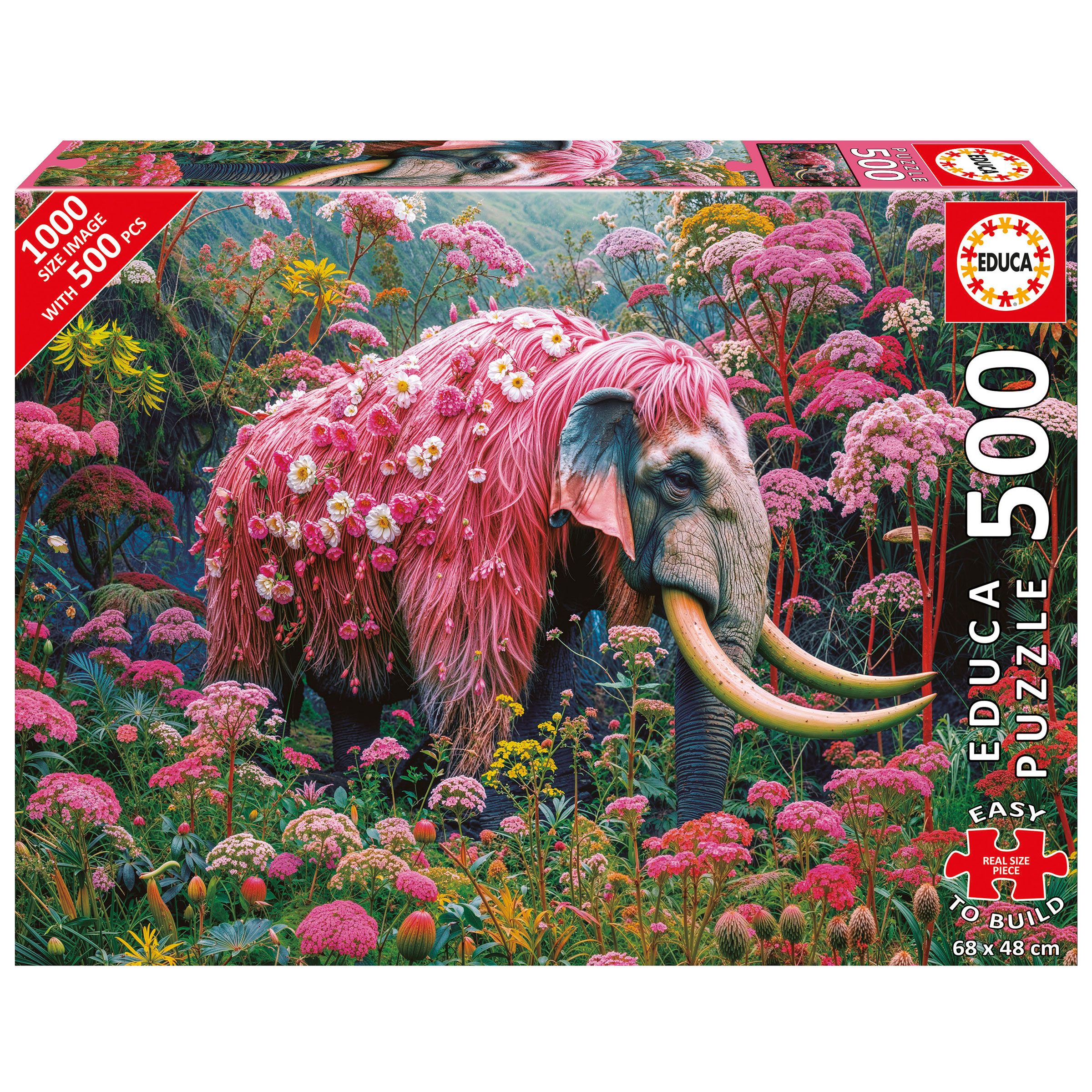 500 Plus Elefante Floral