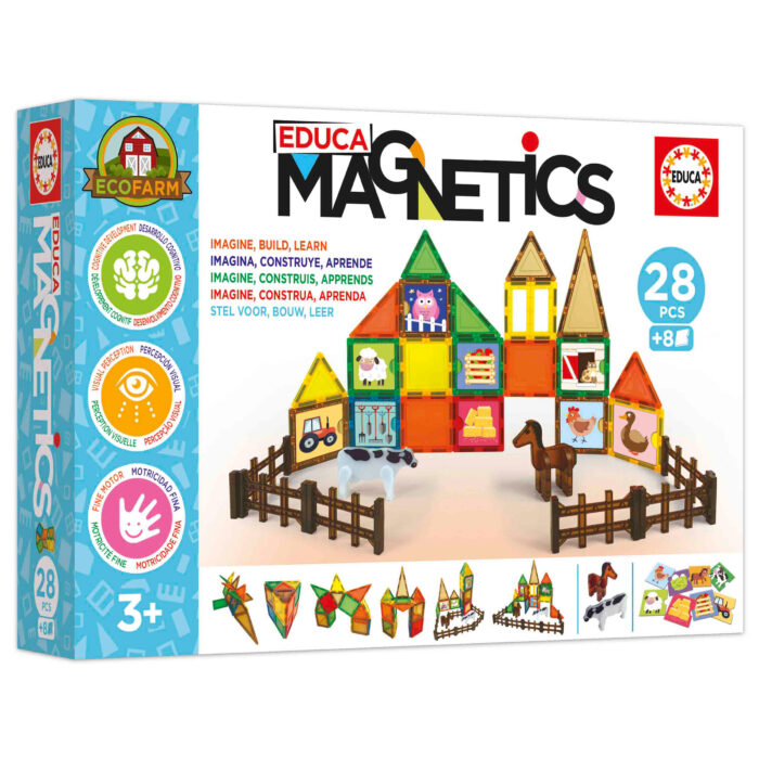 Educa Magnetics Eco Farm 28Pcs