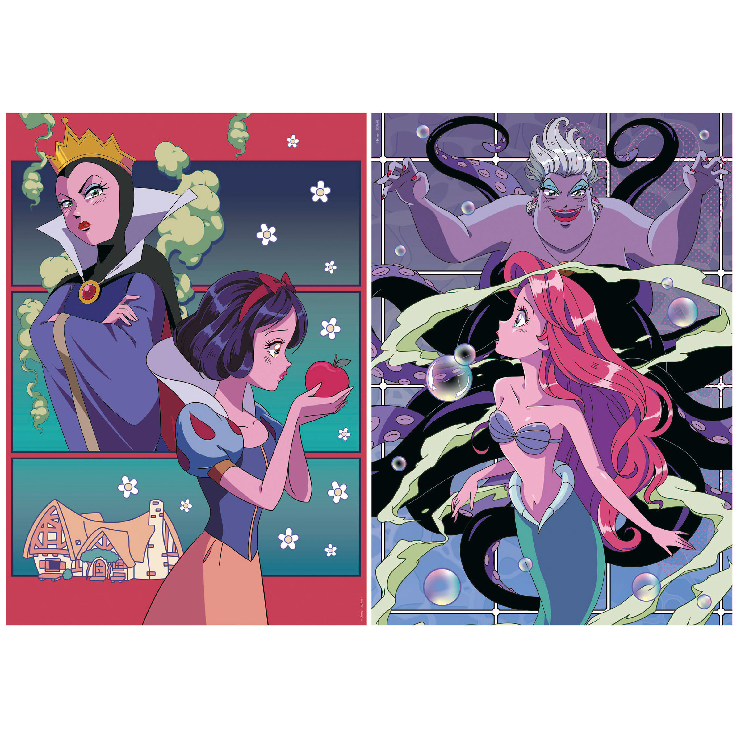 2x500 Disney Villains & Princess