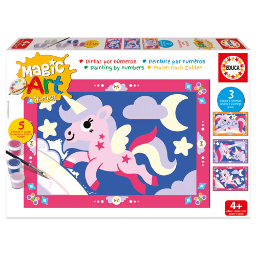 Magic Art Number - Unicorns