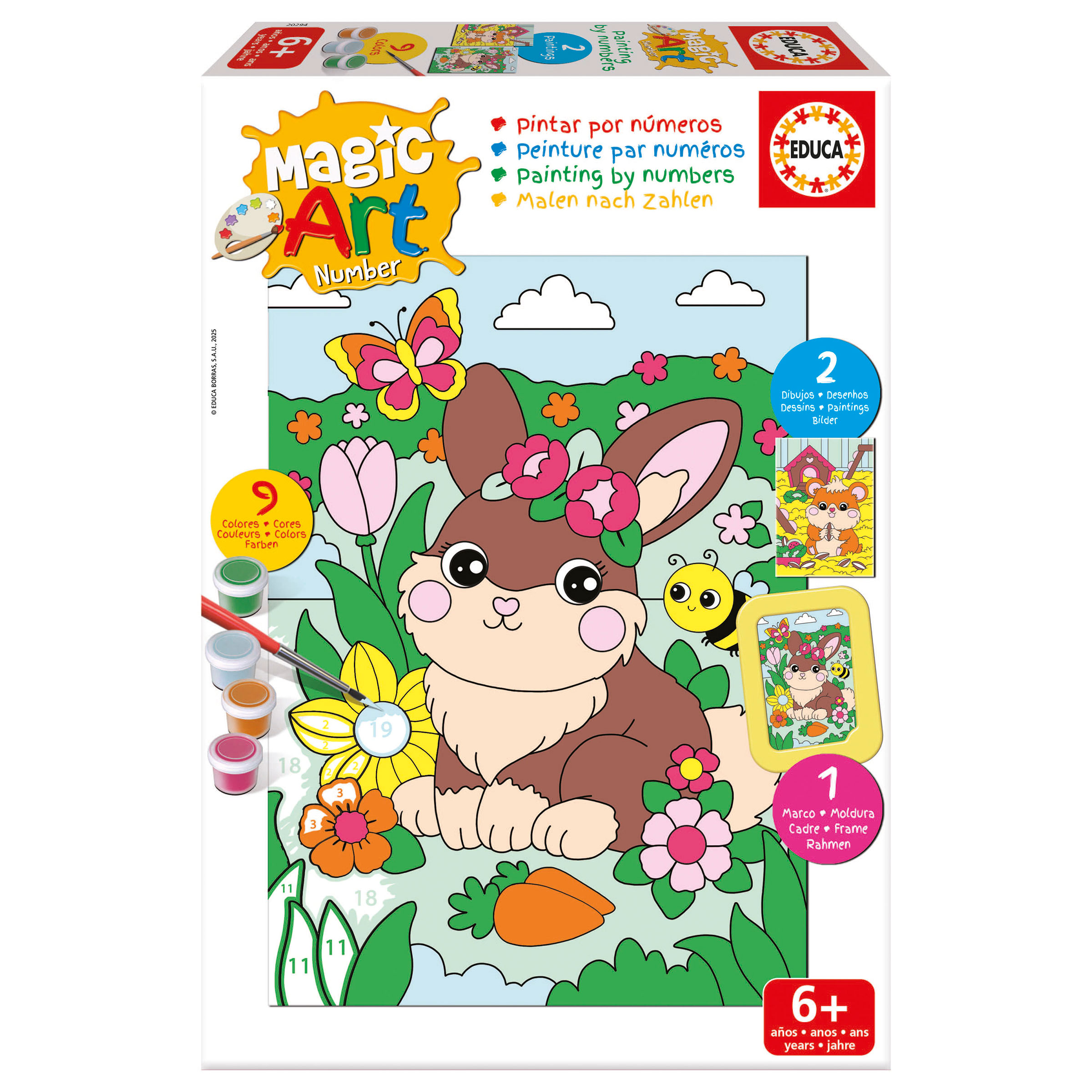 Magic Art Number – Mascotas +6