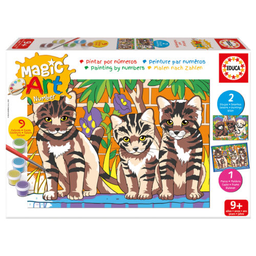 Magic Art Number - Kittens dogs