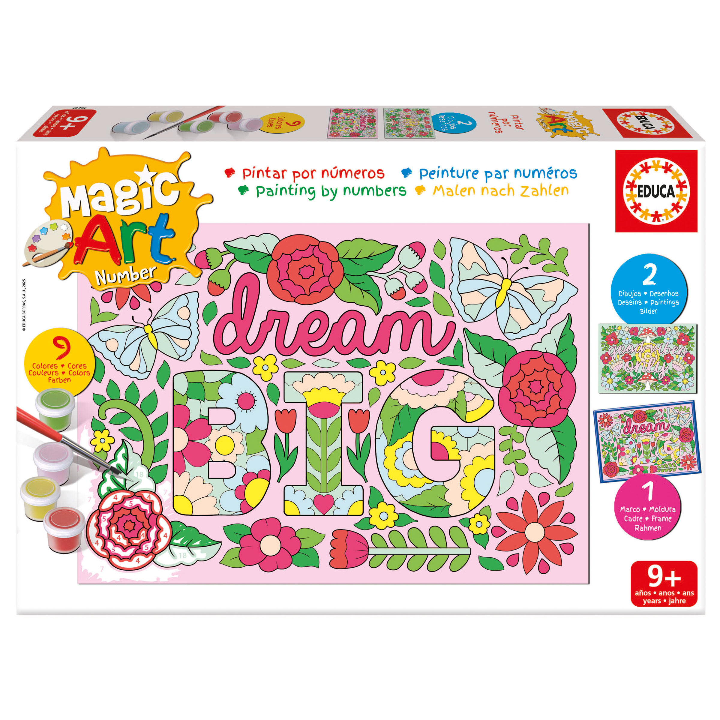 Magic Art Number – Flores +9