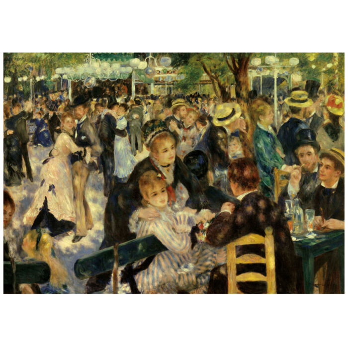 3000 Baile En El Moulin De La Galette, Pierre-Auguste Renoir