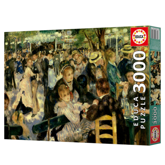 3000 Baile En El Moulin De La Galette, Pierre-Auguste Renoir