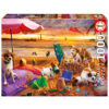 1000 Perros jugando en la playa