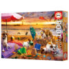 1000 Perros jugando en la playa