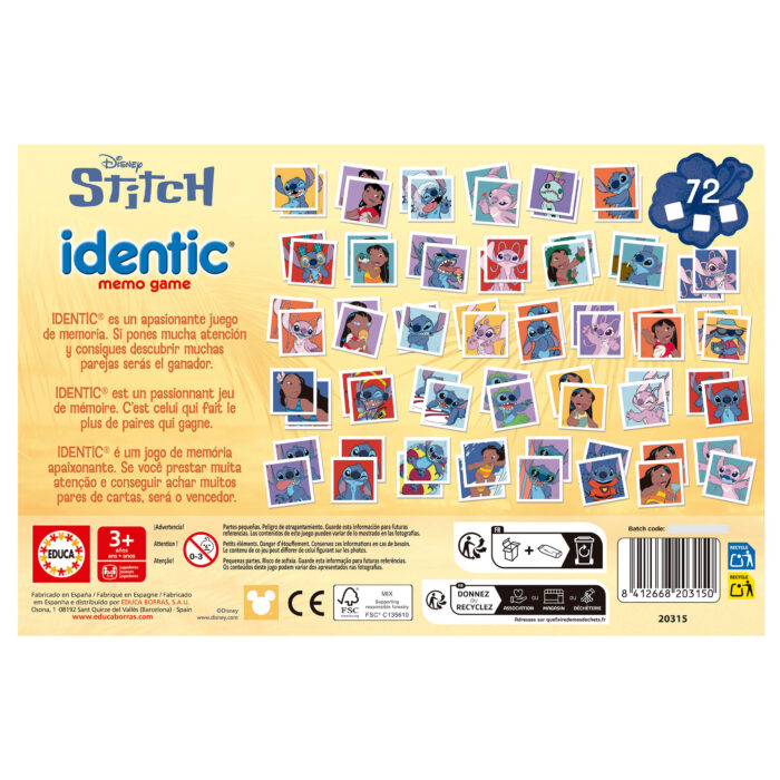 Identic Stitch 72 Tarjetas