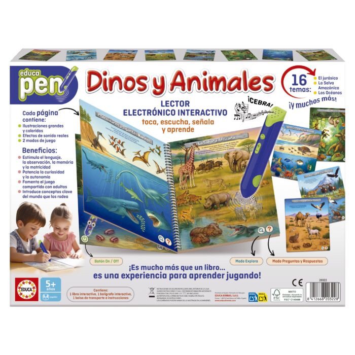 Educapen 3+ Dinos y Animales