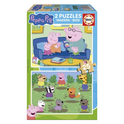 2x25 Peppa Pig (Madera)