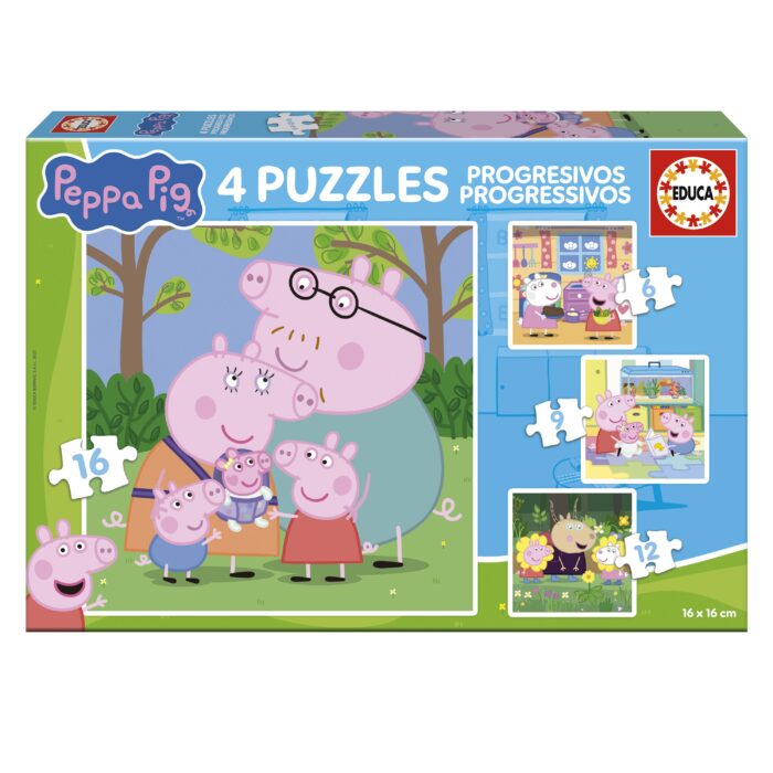Progressivos Peppa Pig 6-9-12-16