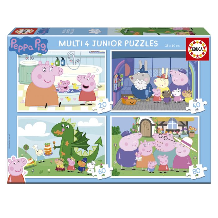 Multi 4 Junior Peppa Pig 20-40-60-80