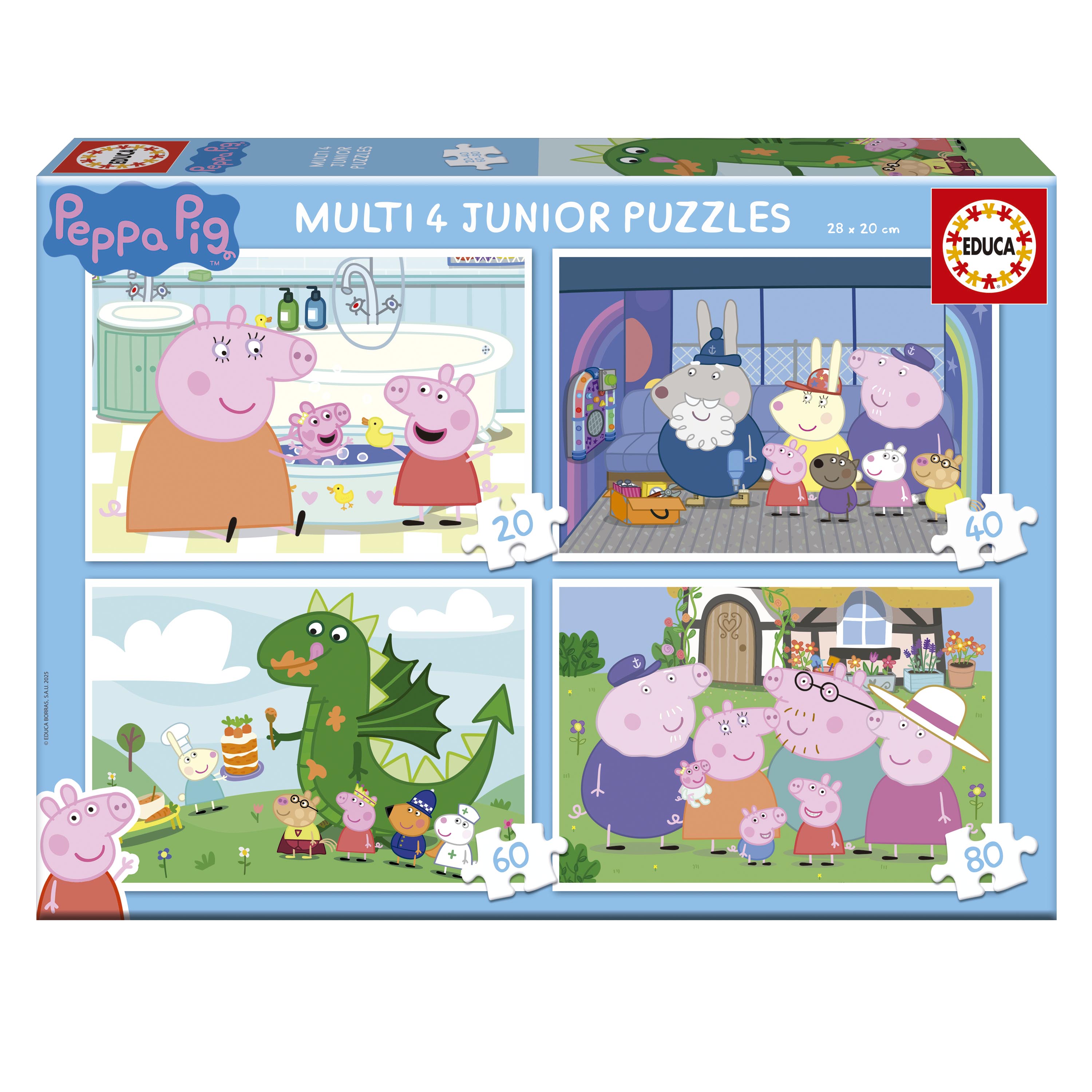 Multi 4 Junior Peppa Pig 20-40-60-80