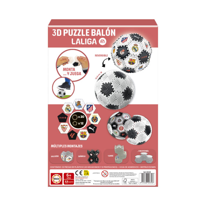 3D Puzzle Fútbol LALIGA