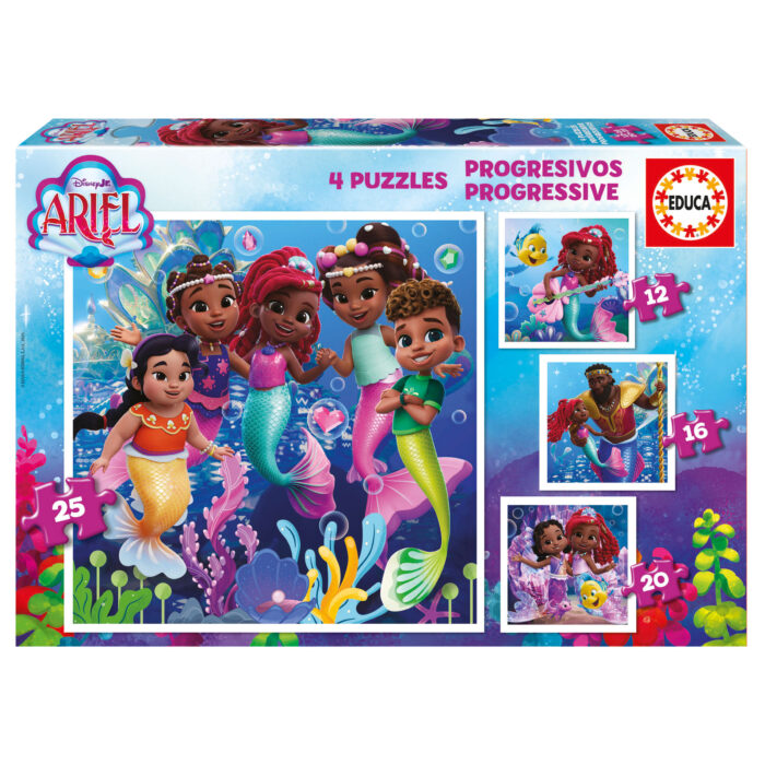 Puzzles Progressivos Ariel 12+16+20+25