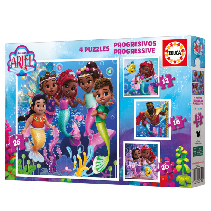 Puzzles Progressivos Ariel 12+16+20+25