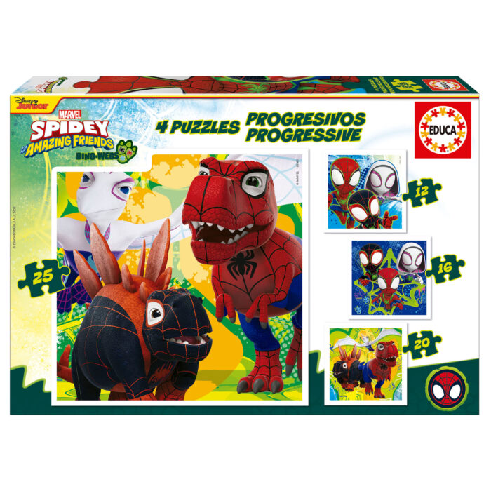 Progresivos Dino Spidey 12+16+20+25