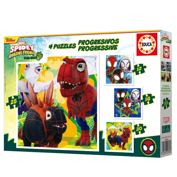 Progresivos Dino Spidey 12+16+20+25