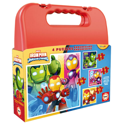 Maleta Progresivos Iron Man and his Awesome Friends 6+9+12+16