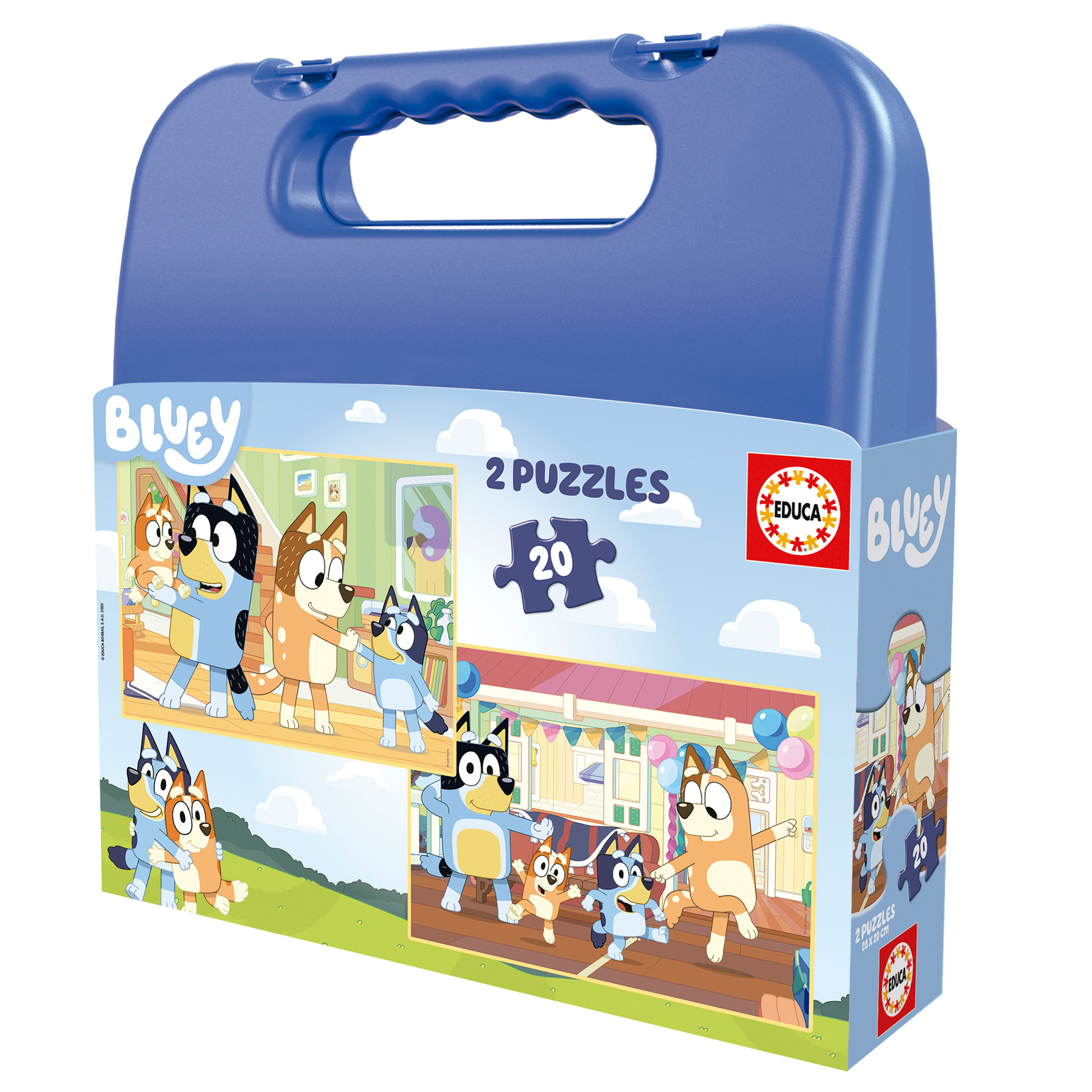 Maleta 2×20 Bluey