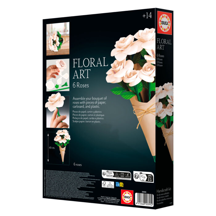 Ramo 6 Rosas Blancas - Floral Art
