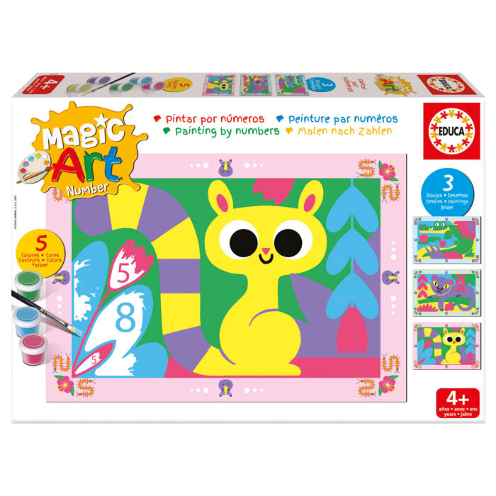 Magic Art Number - Animales Selva +4